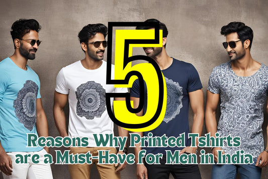 5 Reasons Why Printed Tshirts are a Must-Have for Men in India - The 90s Store