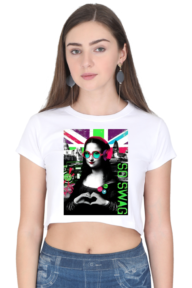 Monalisa Printed Crop tops for women | Buy crop tops online India