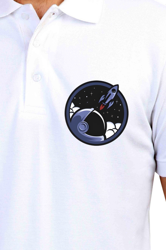 Astronaut Printed Polo T-shirts for Men | Buy printed polo t-shirts online