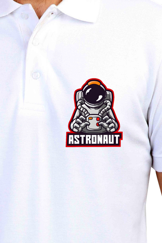 Astronaut Printed Polo T-shirts for Men | Buy printed polo t-shirts online