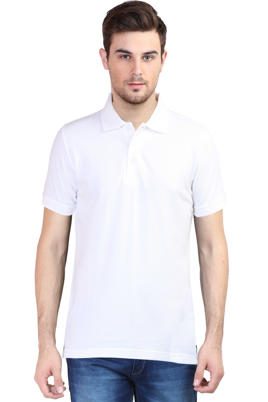 White Polo T-shirts for Men | Buy polo t-shirts online