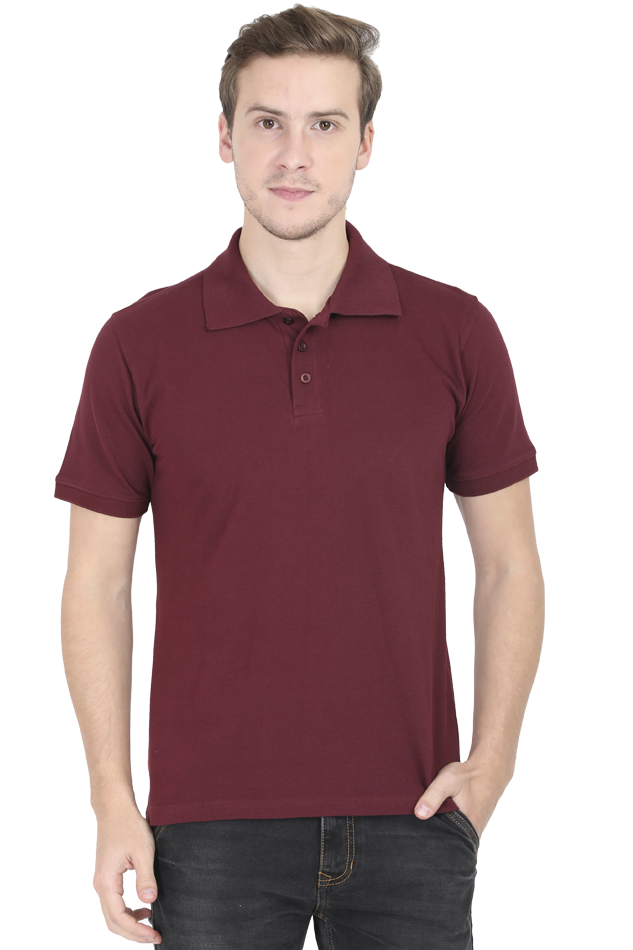 Maroon Polo T-shirts for Men | Buy polo t-shirts online