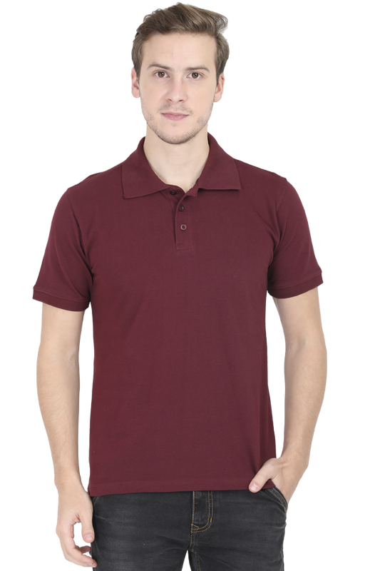 Maroon Polo T-shirts for Men | Buy polo t-shirts online