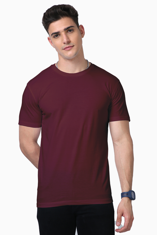 Maroon Supima t-shirts for men | The World's Finest Cotton | Buy Supima t-shirts online