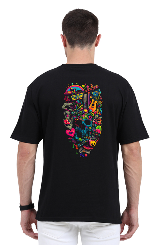 Maestro: Graphic Printed Oversized T-shirt for Men || Back Printed Oversized T shirt Men