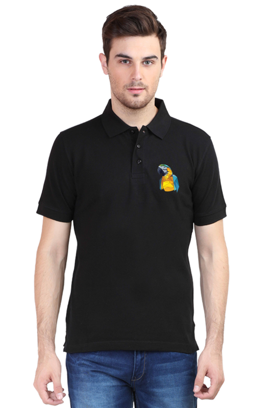 Parrot Printed Polo T-shirts for Men | Buy printed polo t-shirts online