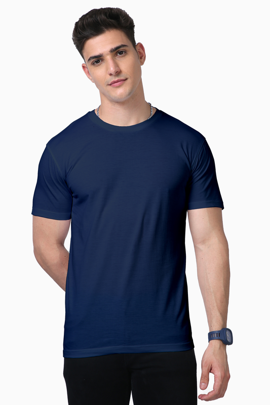 Navy Blue Supima t-shirts for men | The World's Finest Cotton | Buy Supima t-shirts online