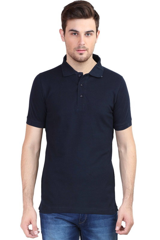 Navy Blue Polo T-shirts for Men | Buy polo t-shirts online