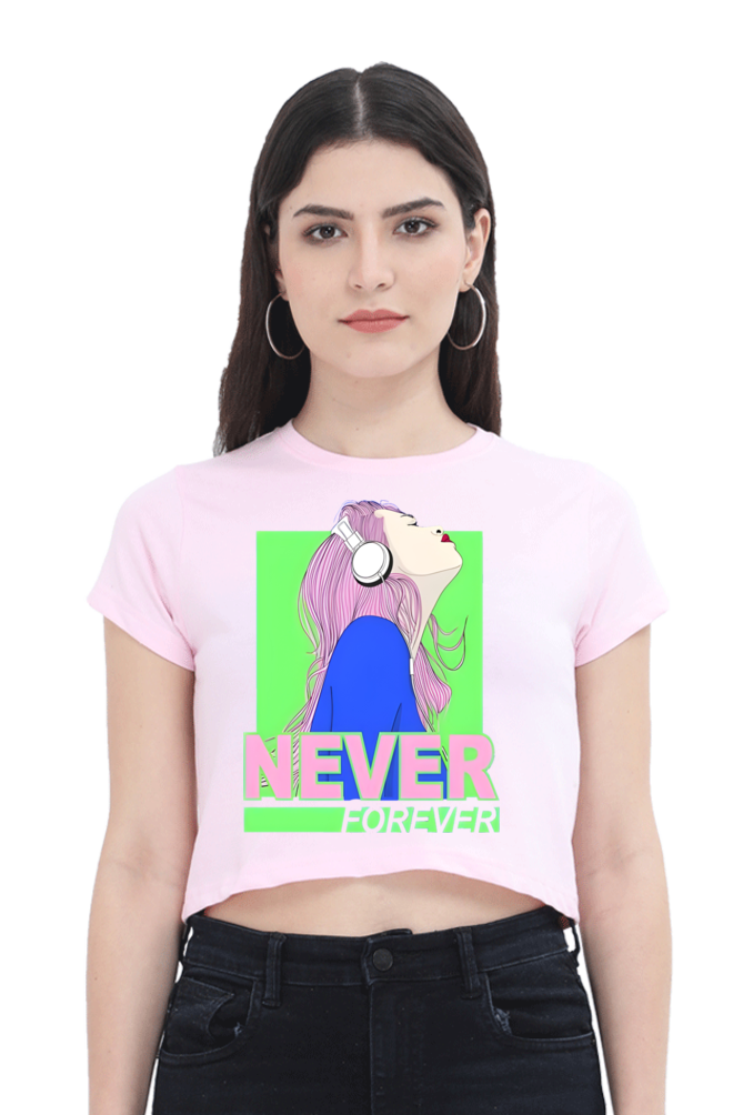 Never Forever Printed Crop tops for women | Buy crop tops online India