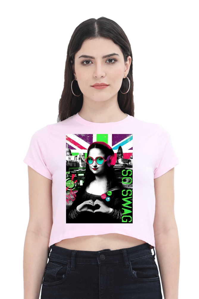 Monalisa Printed Crop tops for women | Buy crop tops online India