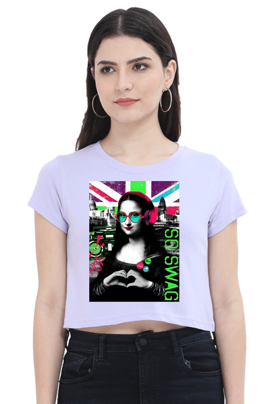 Monalisa Printed Crop tops for women | Buy crop tops online India