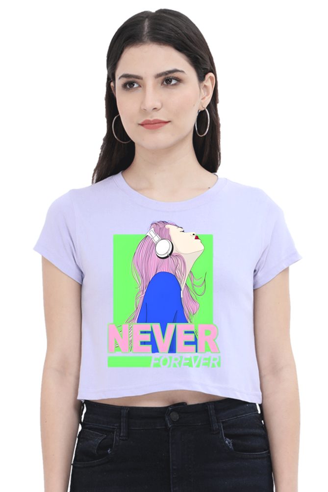 Never Forever Printed Crop tops for women | Buy crop tops online India