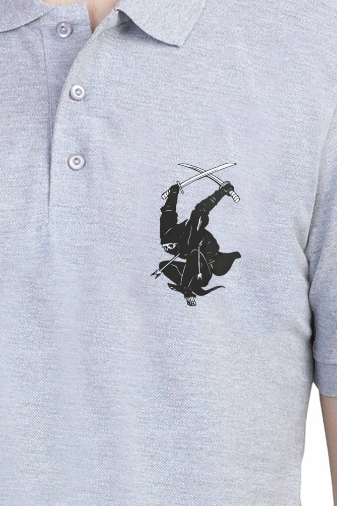 Ninja Printed Polo T-shirts for Men | Buy printed polo t-shirts online