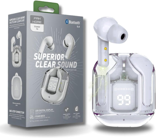 Touch Enabled - Ultrapod Earphone Buds Transparent