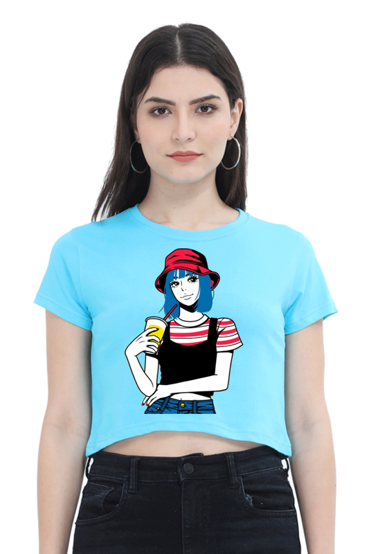 Tom Boy Printed Crop tops for women | Buy crop tops online India