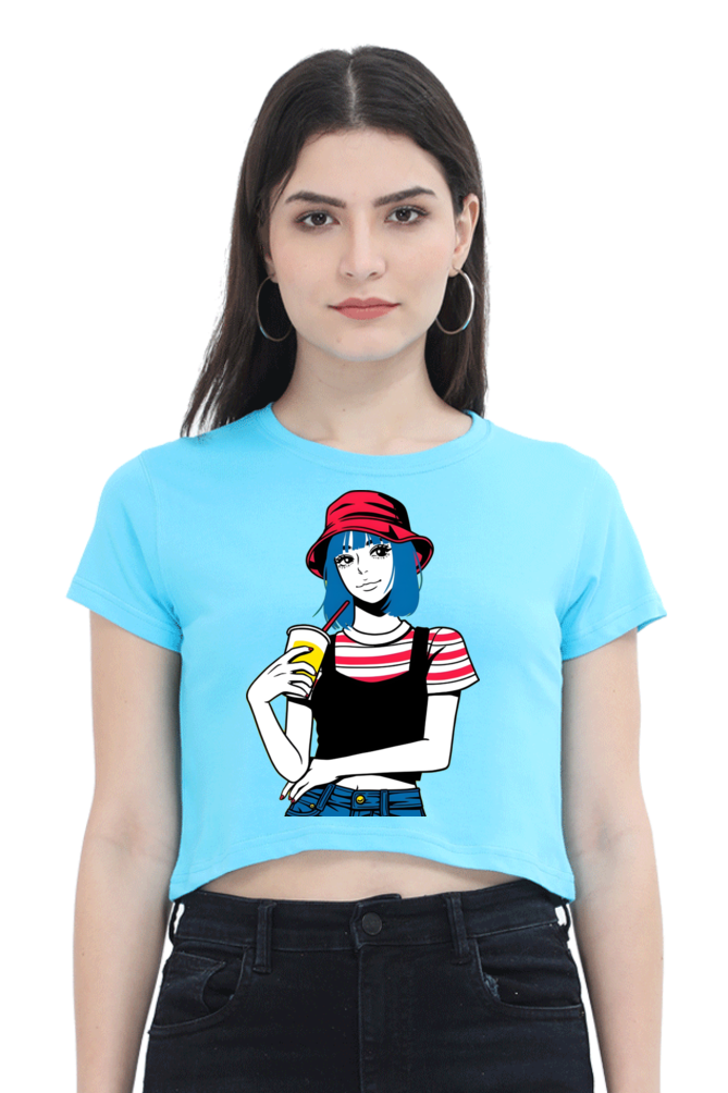 Tom Boy Printed Crop tops for women | Buy crop tops online India