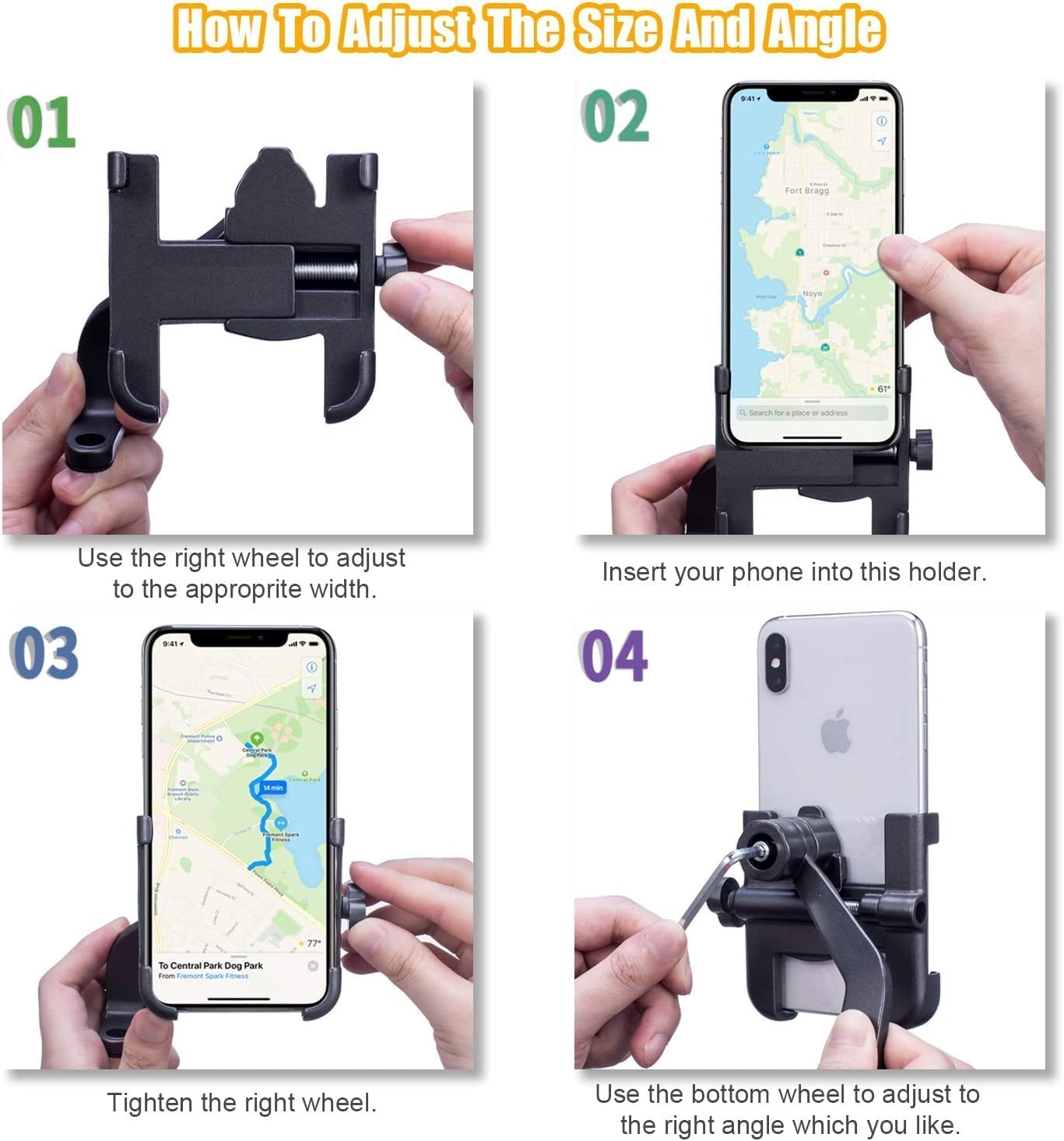 bike phone holder with charger