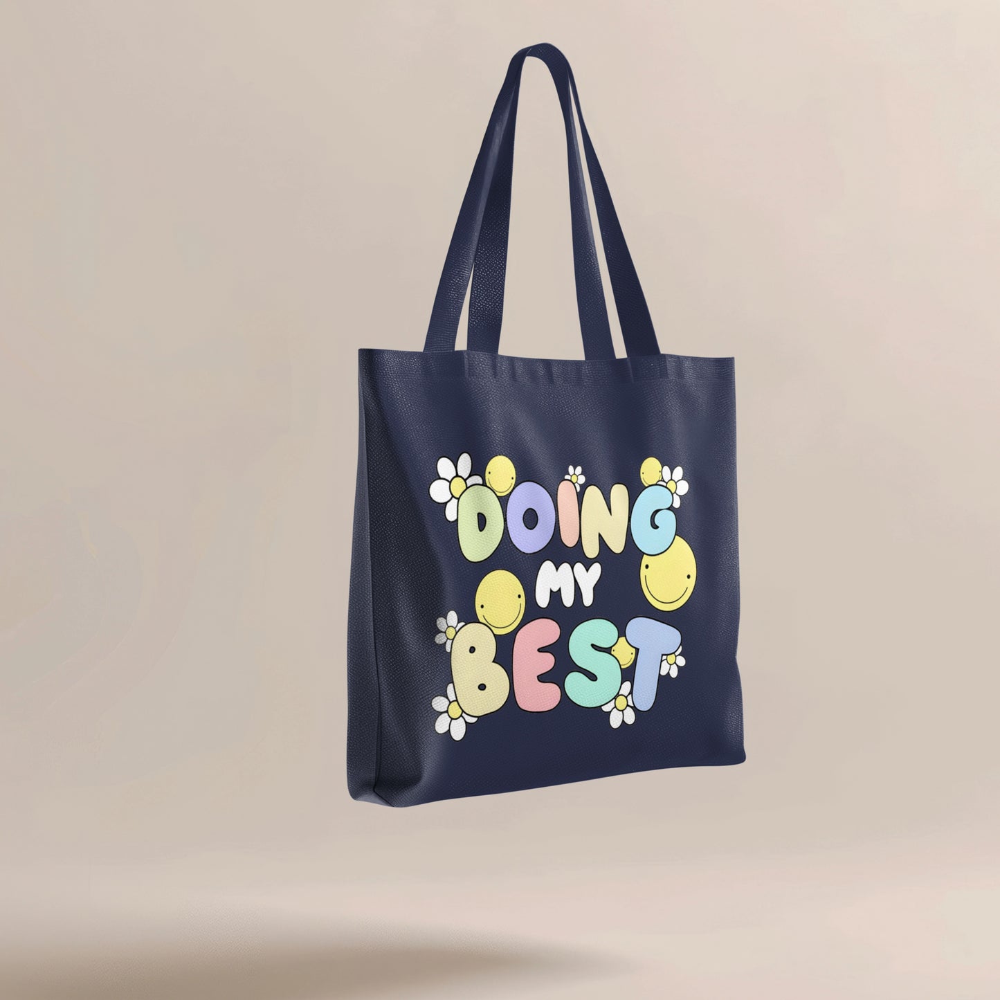 Doing My Best Tote Bags with Zip